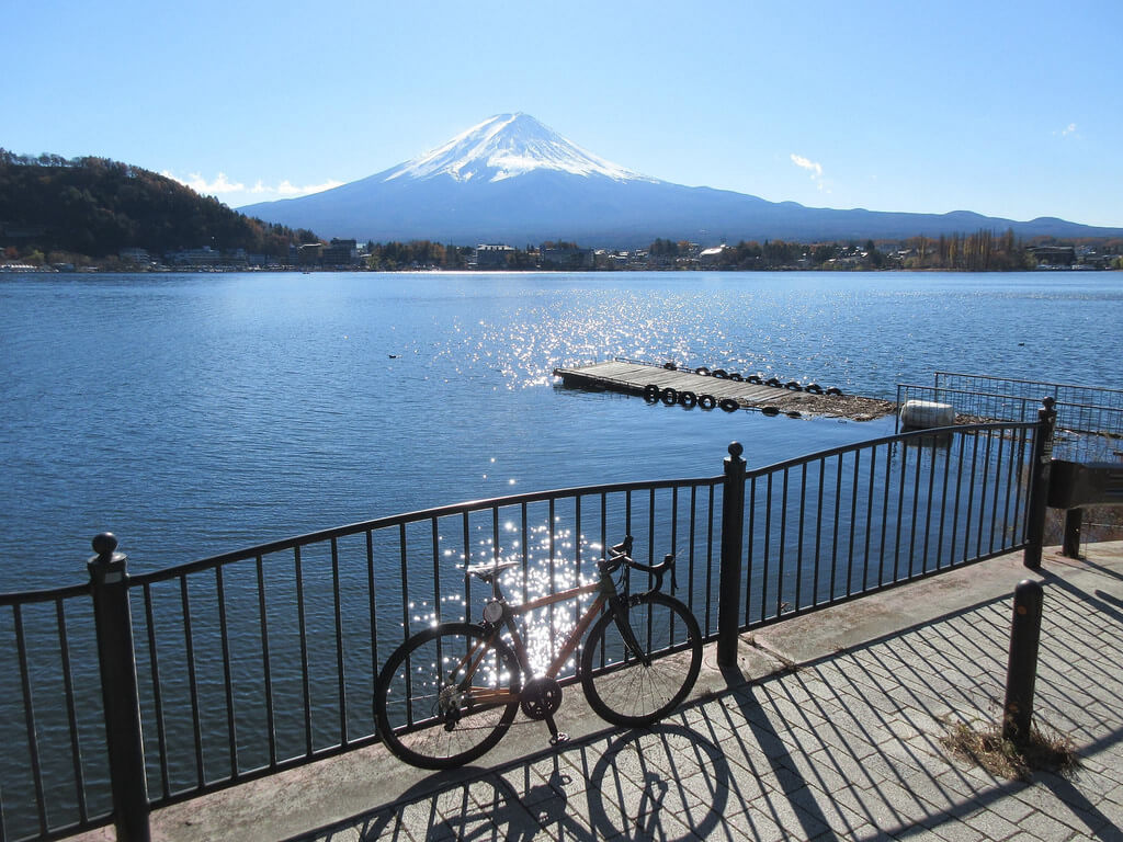 サイクルショップ銀輪亭大阪府豊中市自転車屋 富士山とbamboobikebamboobycle竹自転車 GERWORKS ジェルワークス